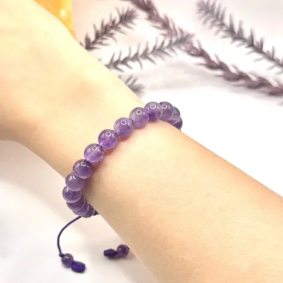 Adjustable Amethyst Bracelet - Picture 3 of 3